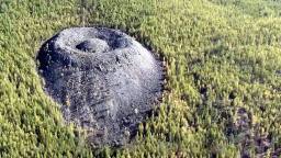 Реальная аномалия в Сибири. Странный кратер-артефакт